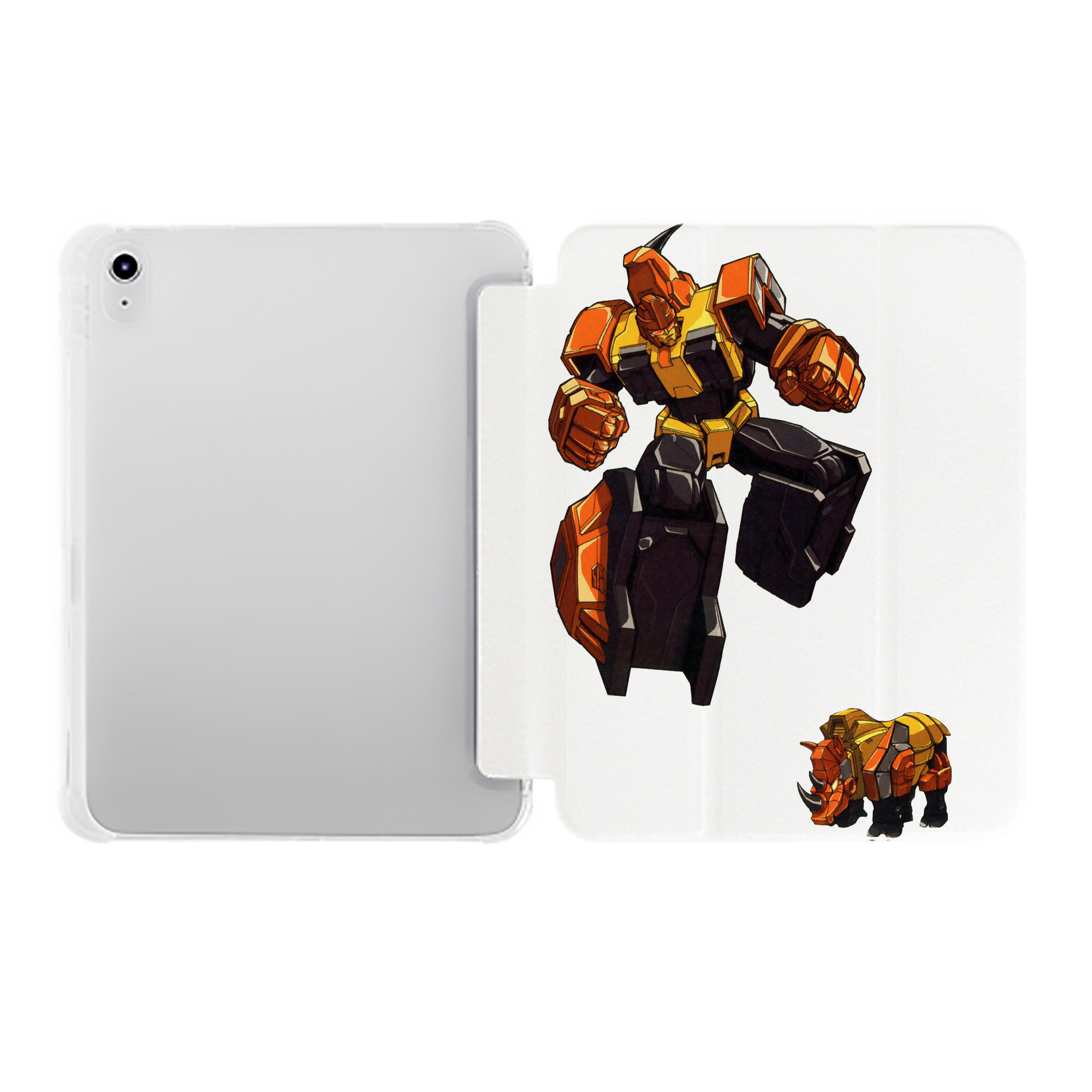（画像用）  IPad ケース ペン収納付き 三つ折りスタンド PUレザー×シリコン 対応機種9.5/10.5/10.9インチ